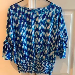 MICHAEL KORS PEASANT BLOUSE SIZE M